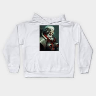 Cyborg Santa Clause Kids Hoodie